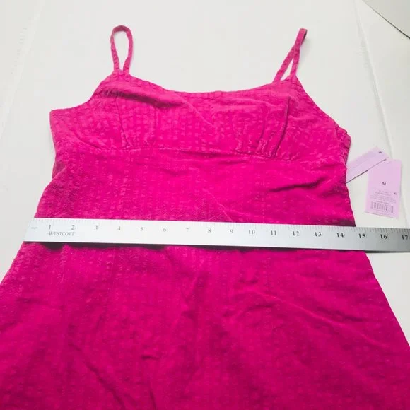 Wild Fable Women's Size Medium Sleeveless Woven Bodycon Dress Plum Purple New - Picture 7 of 16